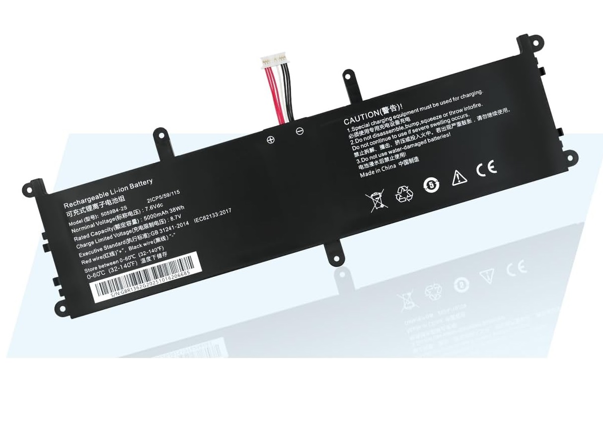 (Bild für) 5059B4-2S Chuwi GemiBook 13.3 Inch CWI528, Pro 14 CWI529 7.6V 38Wh Ersatz akku