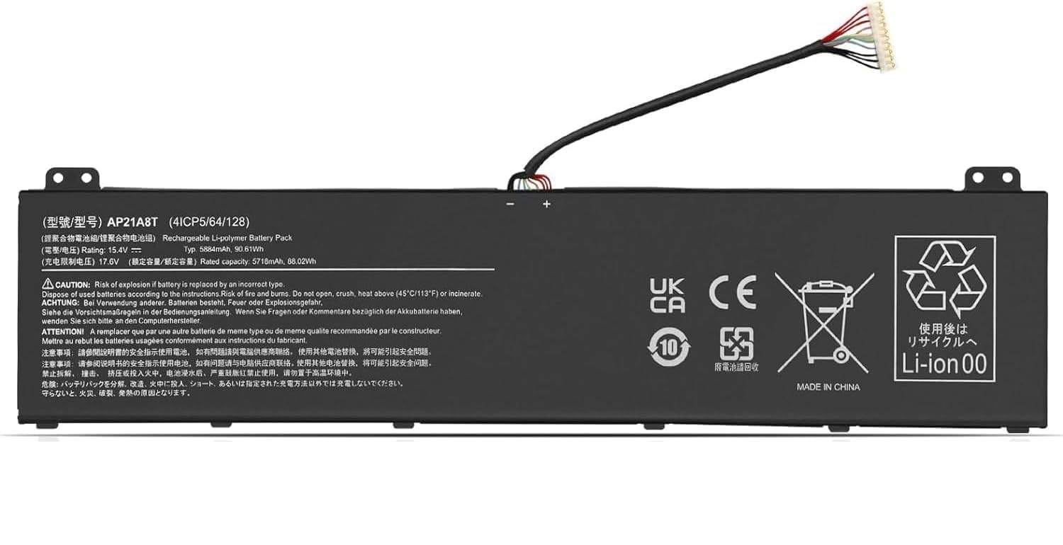 (Bild für) AP21A8T AP21A7T AP21A5T Acer Nitro 5 AN517-55 Predator Helios 18 PH18-71 Ersatz akku