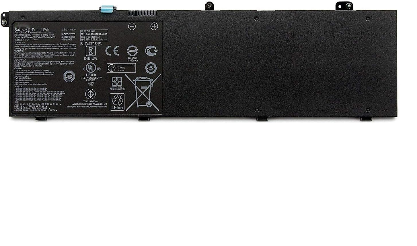 (Bild für) C31N1529 C31P0C1 C31POC1 ASUS B8230 B8230UA BU203U B8230U Ersatz akku