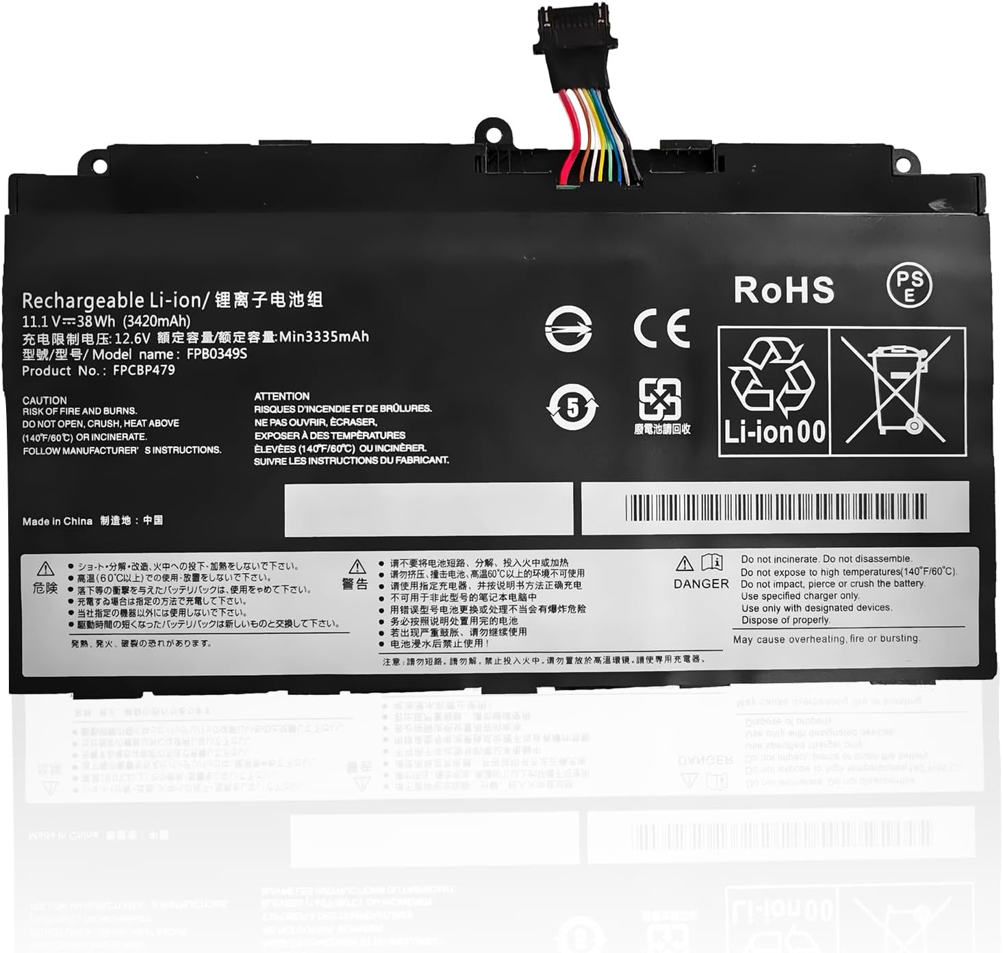 (Bild für) FPCBP479 FPB0326S FPB0349S FUJITSU Stylistic Q616 Q665 Q738 Q739 CP690859 Ersatz akku
