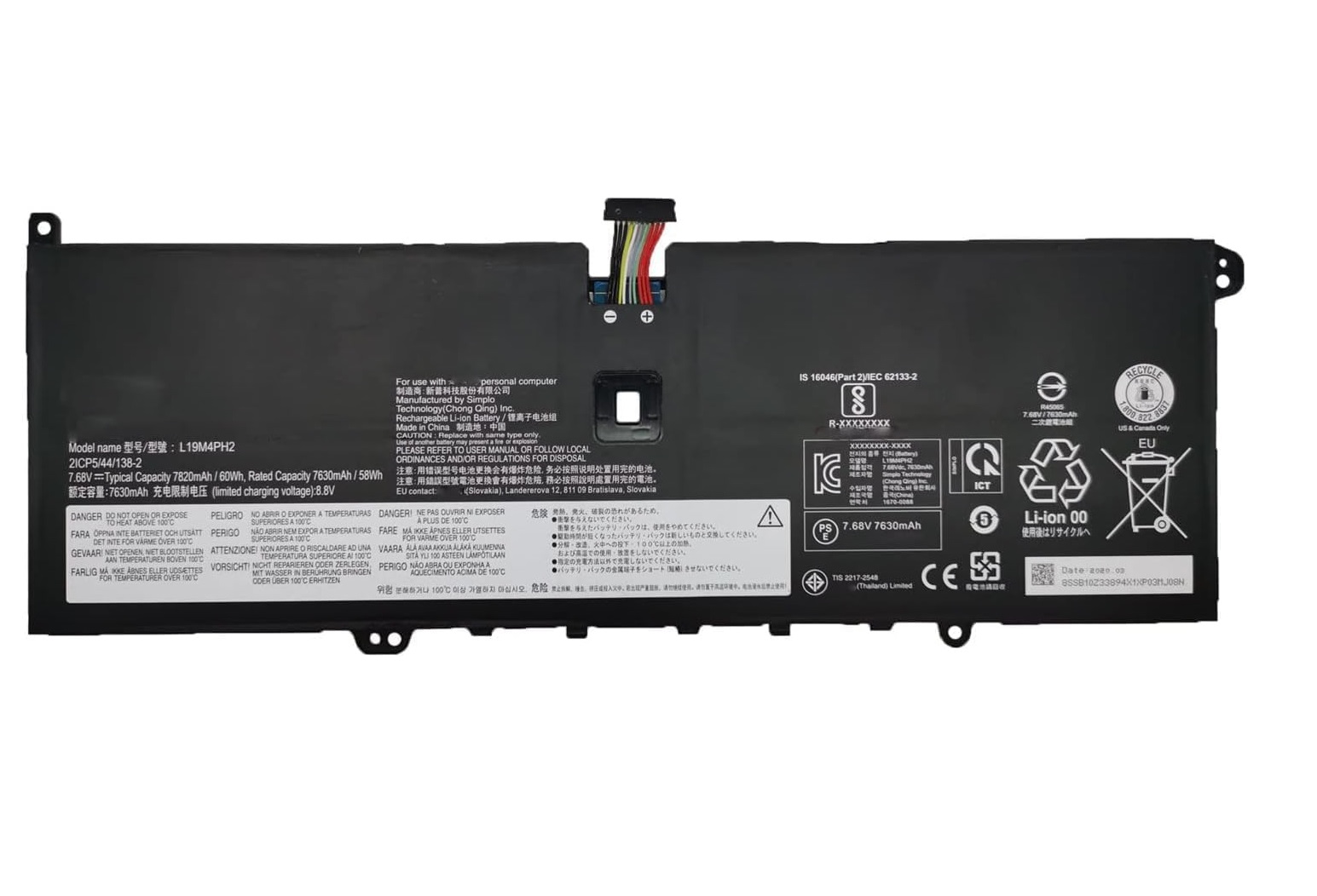 (Bild für) L19M4PH2 L19C4PH2 Lenovo Ideapad Yoga 9-14ITL5 82BG Ersatz akku