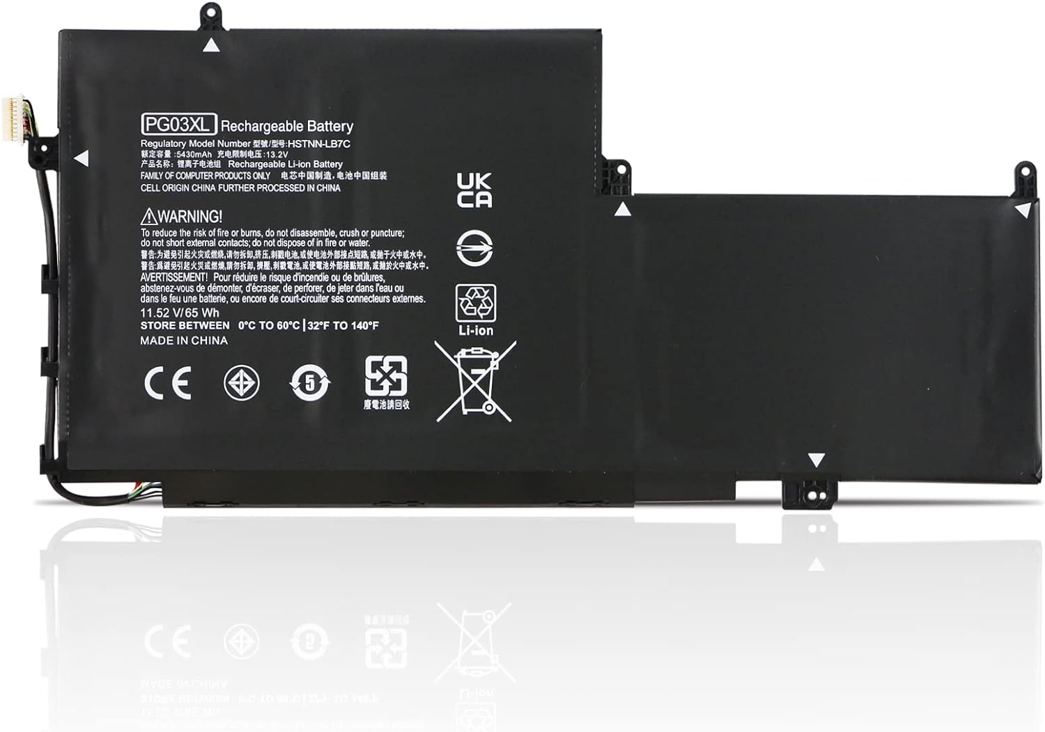 (Bild für) HP Spectre X360 15 AP011DX 15-AP000 AP000NA AP000NF AP000NX PGO3XL 831532-421,422 831758-005 HSTNN-LB7C Ersatz akku