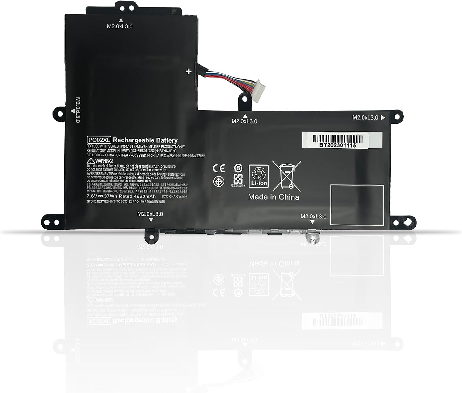 (Bild für) PO02XL 824560-005 HP Stream 11-ah0xx 11-ak0012dx 11-ak0013dx Ersatz akku