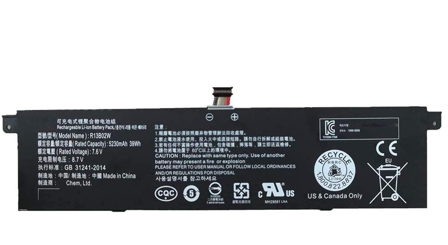 (Bild für) R13B01W R13B02W 7.6V 39Wh Xiaomi Mi Air 13.3 Inch Series TM1613 TM1604 161301 Ersatz akku