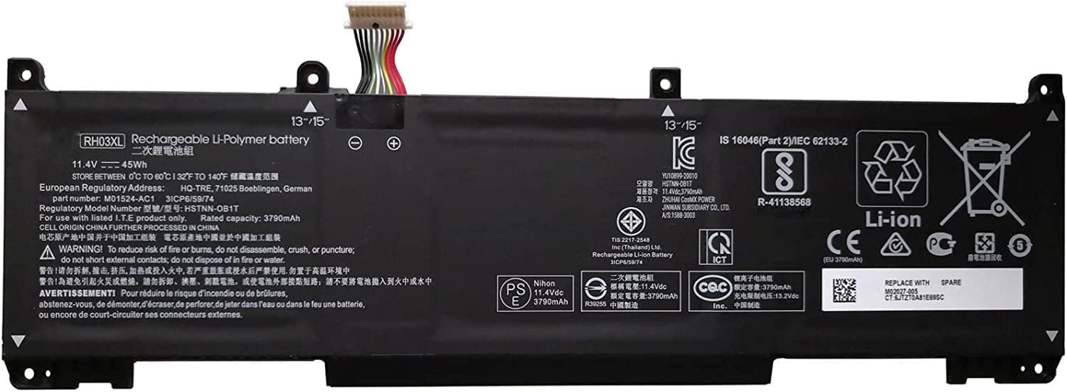 (Bild für) HP M02027-005 RHO3XL RH03 RHO3 HSN-Q28C-4 HSN-Q27C HSN-Q27C-5 TPN-DB0B Ersatz akku